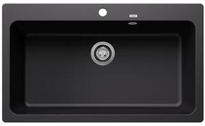 Lavello Blanco NAYA XL, dimensioni 9860 x 510 mm, colore nero, codice prodotto 525947