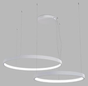 Lampadario LED dimmerabile CIRO SET P-Z CRI90, Variante: CIRO SET 2 P-Z, 100 W, 7000 lm, bianco, 2CCT, TRIAC