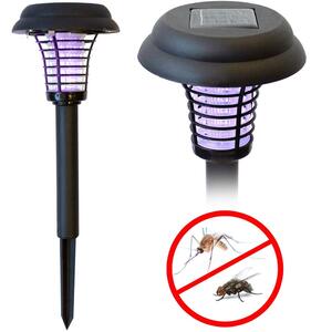 Lampada Zanzariera Elettrica da Giardino Ricarica Solare Paletti Solari UV LED Grundig