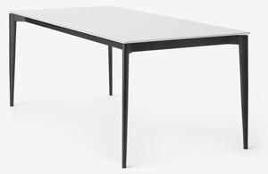Tavolo Allungabile 190/270x90x76 cm in Vetro Phoenix Bianco