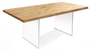 Tavolo Allungabile 160/240x90x76 cm in Rovere Impiallacciato Snooker Naturale