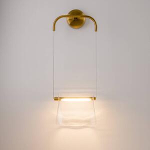 Maytoni Applique da parete a LED Cabaret, Ottone / Oro, Soggiorno / Sala da pranzo, Metallo, Applique a LED