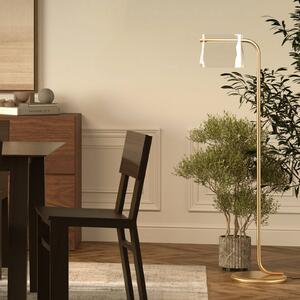 Maytoni Lampada da terra a LED Cabaret, Ottone / Oro, Soggiorno / Sala da pranzo, Metallo, Lampada LED da terra