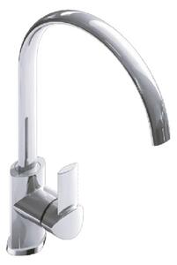 Rubinetto Cucina Miscelatore Monocomando Lavello in Ottone Lubecca Cromato