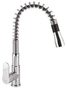 Rubinetto Cucina Miscelatore Monocomando Lavello in Ottone Hena pull down Cromato