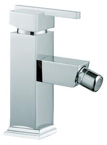 Rubinetto Miscelatore Monocomando per Bidet in Ottone Quadra Cromato