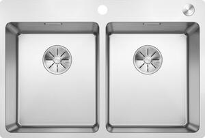 Lavello Blanco ANDANO 340/340-IF/A, acciaio inossidabile satinato, dimensioni 745 x 500 mm, codice prodotto 525248