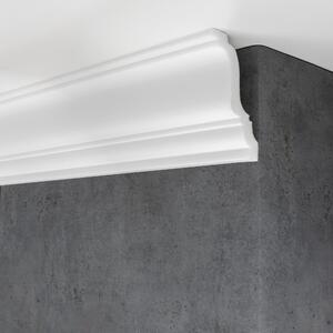 PROVISTON | Modanatura | Polistirolo | 85 x 120 x 2000 mm | Bianco | Modanatura per soffitto