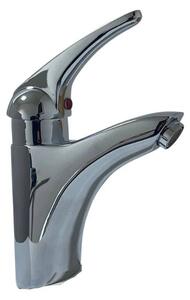 Rubinetto Miscelatore Monocomando Lavabo in Ottone Madrid Cromato