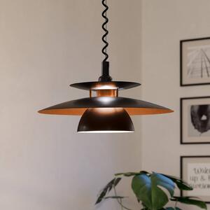 EGLO Lampada a sospensione Brenda, dimmerabile, Nero, Soggiorno / Sala da pranzo, Metallo, Moderno, Lampada a sospensione