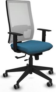 Sedia da ufficio Piqueras y Crespo 1D066G0 Bianco Verde petrolio