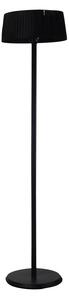Stufa Elettrica ad Infrarossi da Esterno Ø50xh205 cm 1500W in Alluminio e Acciaio Nero
