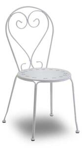 Sedia 41x48xh90 cm in Metallo New Old Bianco