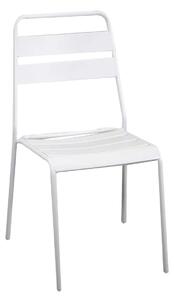 Sedia 50x54xh87 cm in Metallo Rovigo Bianco
