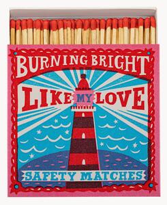 Scatola di fiammiferi di design Burning Bright