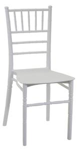 Sedia 40x43xh90 cm in Resina Chiavari Bianco