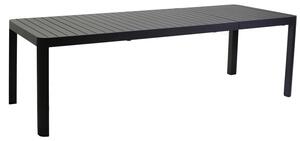 Tavolo Allungabile da Giardino 180/240x100xh75 cm in Alluminio Cleveland Antracite