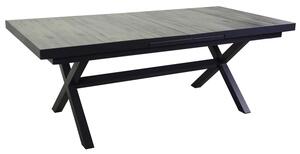 Tavolo Allungabile da Giardino 200/260x100xh75 cm in Alluminio Dover Antracite