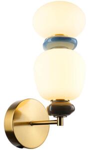 ITALUX WL-94981-1B-GD - Lampada da parete LED EVANS LED/12W/230V 3000K dorata