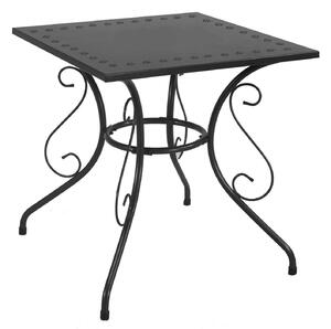 Tavolo da Giardino 70x70xh72 cm in Metallo New Old Antracite