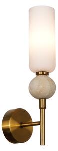 ITALUX WL-95331-1-BRSS - Lampada da parete SANTOS 1xG9/40W/230V dorata
