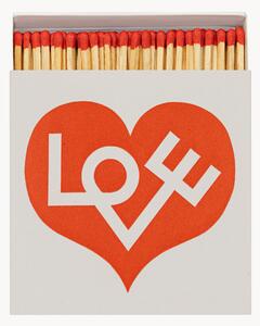 Scatola di fiammiferi di design Love
