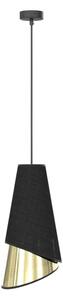 Lampadario a sospensione su cavo MODA 1xE27/15W/230V nero/oro