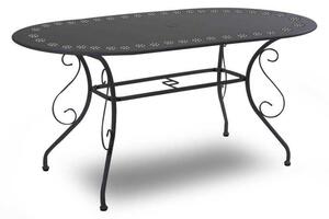 Tavolo da Giardino 160x90xh72 cm in Metallo New Old Antracite