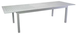 Tavolo Allungabile da Giardino 220/280x100xh75 cm in Alluminio Monterey Bianco