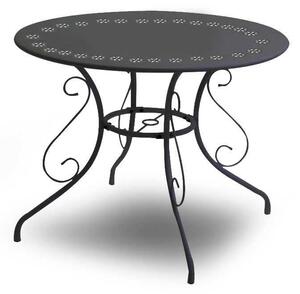 Tavolo da Giardino Ø95xh72 cm in Metallo New Old Antracite