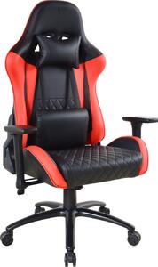 VDD Gaming - Sedia da gioco per persone alte - rosso - nero