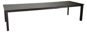 Tavolo Allungabile da Giardino 220/330x110xh76 cm in Alluminio El Paso Marrone