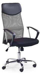 Halmar Sedia da ufficio con braccioli Vire - grigio/nero