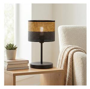 Lampada da tavolo KARBON 1xE27/15W/230V nero/marrone