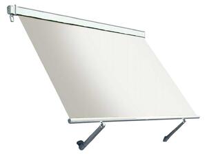 Tenda da Sole Avvolgibile Manuale 150x250 cm in Alluminio e Poliestere Beverly Beige