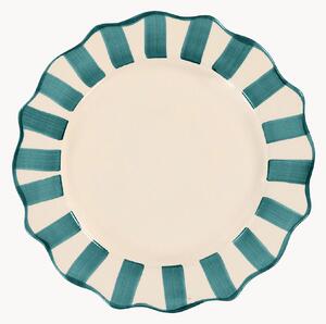 Piatto da colazione dipinto a mano Scalloped