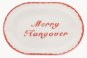 Piatto da portata dipinto a mano Merry Hangover