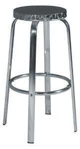 Sgabello Bar 50x80x32 cm in Alluminio e Acciaio