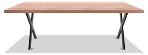 QUERCIA - Ripiano per tavolo da 220x100x5cm pranzo in legno con rivestimento in laminato di colorazione legno neutro. Piano per scrivania, tavolo cucina, tavolino da caffè