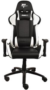 Sedia da gaming FragON – Serie 2X Rev. 2.0, nero/bianco