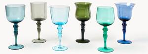 Set di 6 bicchieri da vino in vetro soffiato Diseguale