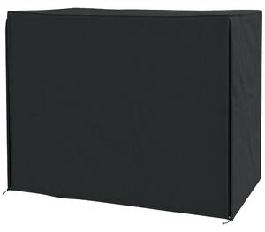 Copertura per Dondolo da Giardino 3 Posti Impermeabile e Anti UV 220x125x172 cm Nero