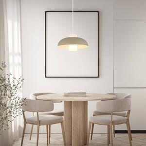 Globo Lampada a sospensione Lowe, dimmerabile, Crema / Ambra, Soggiorno / Sala da pranzo, Metallo, Moderno, Lampada a sospensione