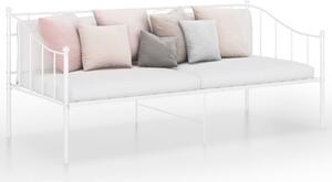 Telaio Divano Letto Bianco in Metallo 90x200 cm