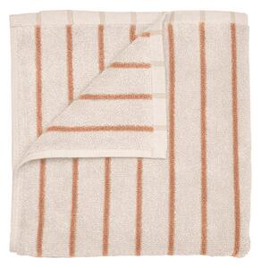 Asciugamano tipo terry arancione/beige in cotone organico 30x50 cm Arto – Blomus