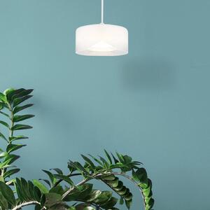 Globo Lampada LED a sospensione Belinda, Ø 15 cm, bianco, vetro