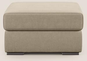 Sun pouf apribile contenitore in microfibra smacchiabile T11 tortora