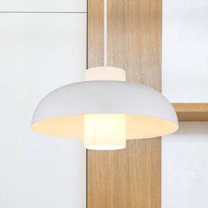 Globo Lampada a sospensione Lowe, bianco opaco, Ø 38 cm, metallo