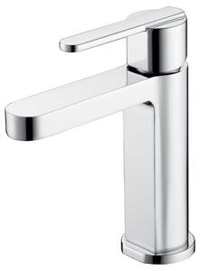 Miscelatore monocomando per bagno con finitura in ottone