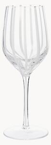 Set di 4 bicchieri da vino bianco Stripe
